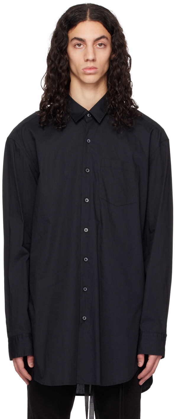 

Рубашка с черной меткой Ann Demeulemeester