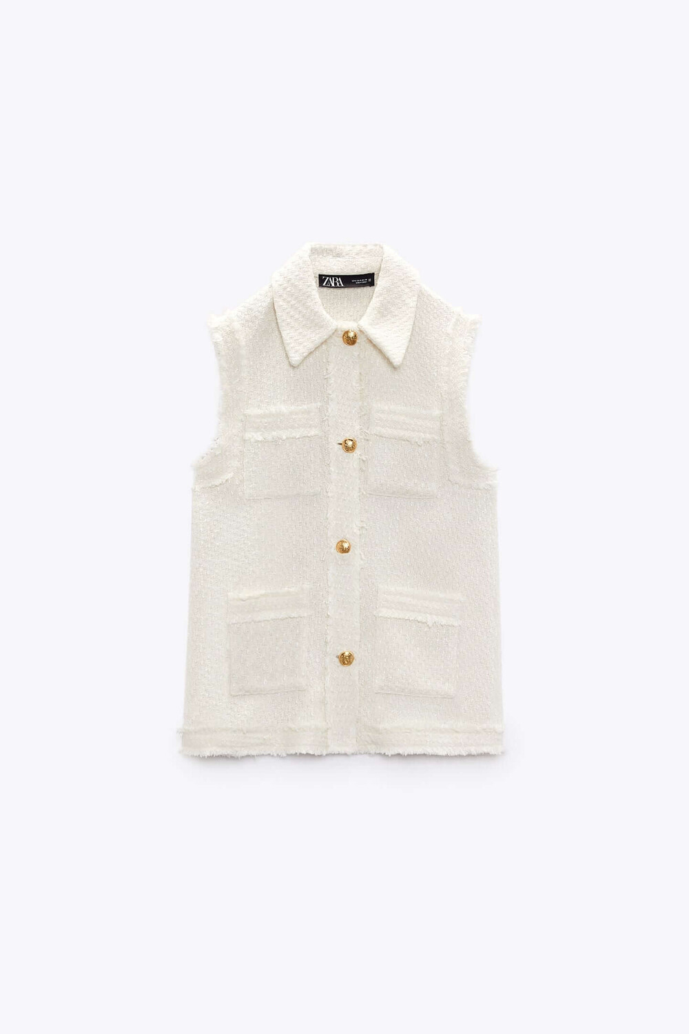 

Жилет Zara Tailored, экрю