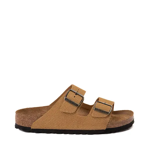 

Женские вельветовые сандалии Birkenstock Arizona, цвет Cork Brown