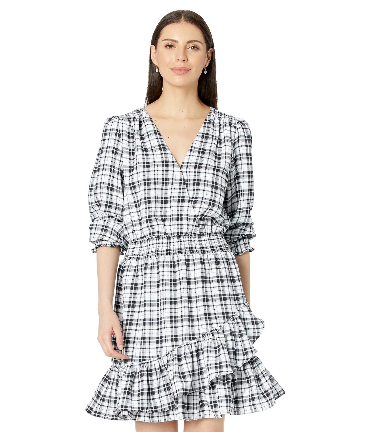 

Платье Vince Camuto, Long Sleeve Wrap Front Australian Moment Dress