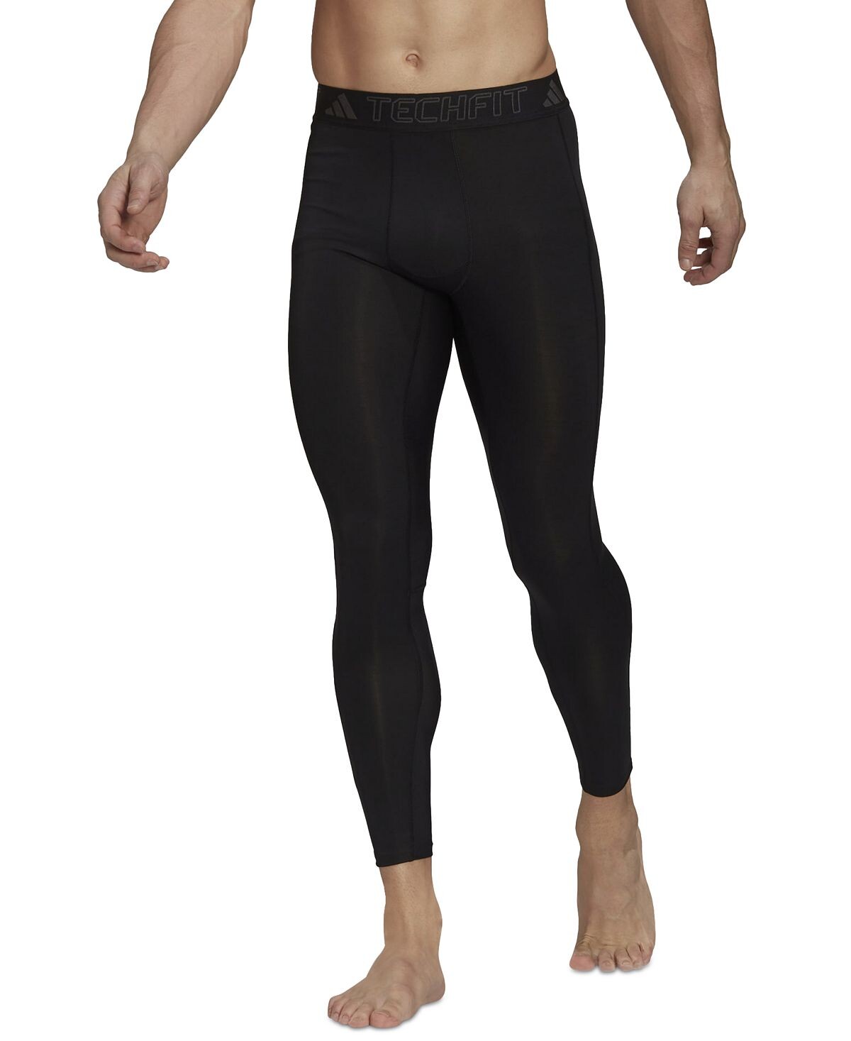 

Мужские длинные тайтсы для тренировок techfit performance adidas, черный