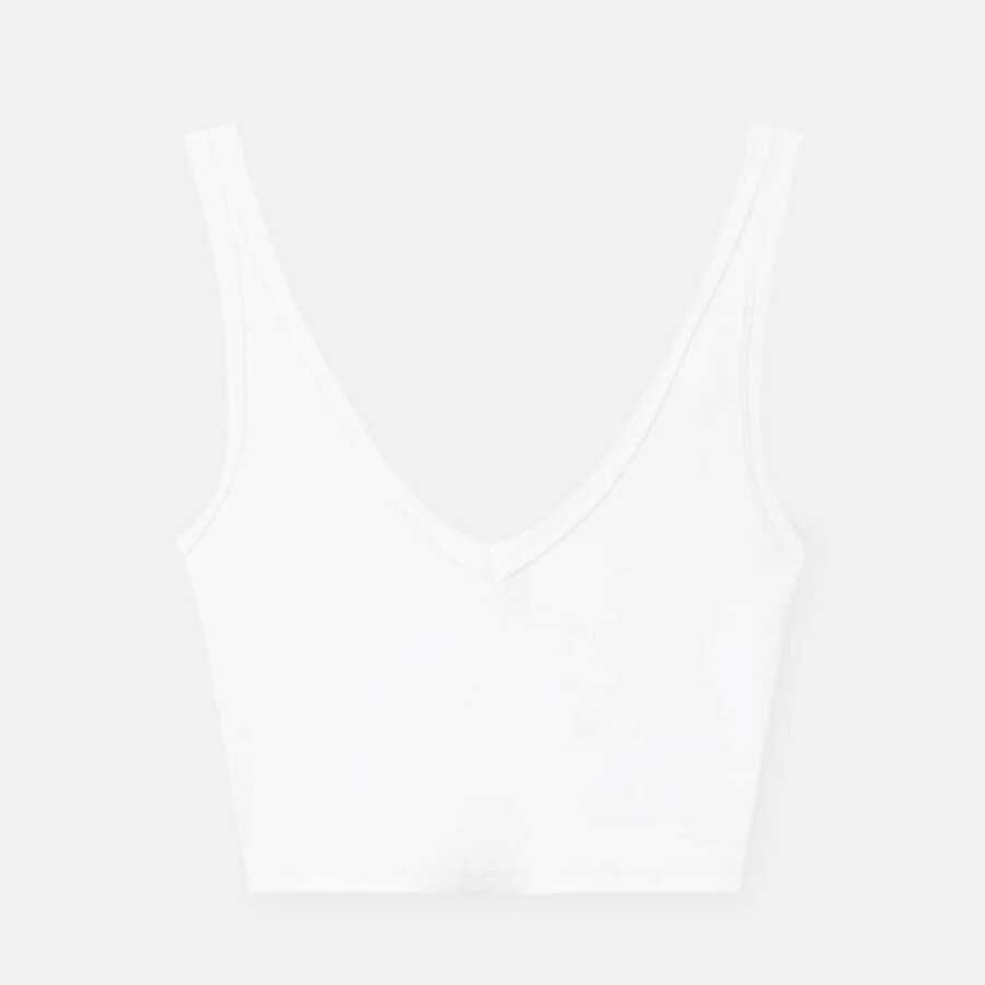 

Топ Pull&Bear Ribbed, белый