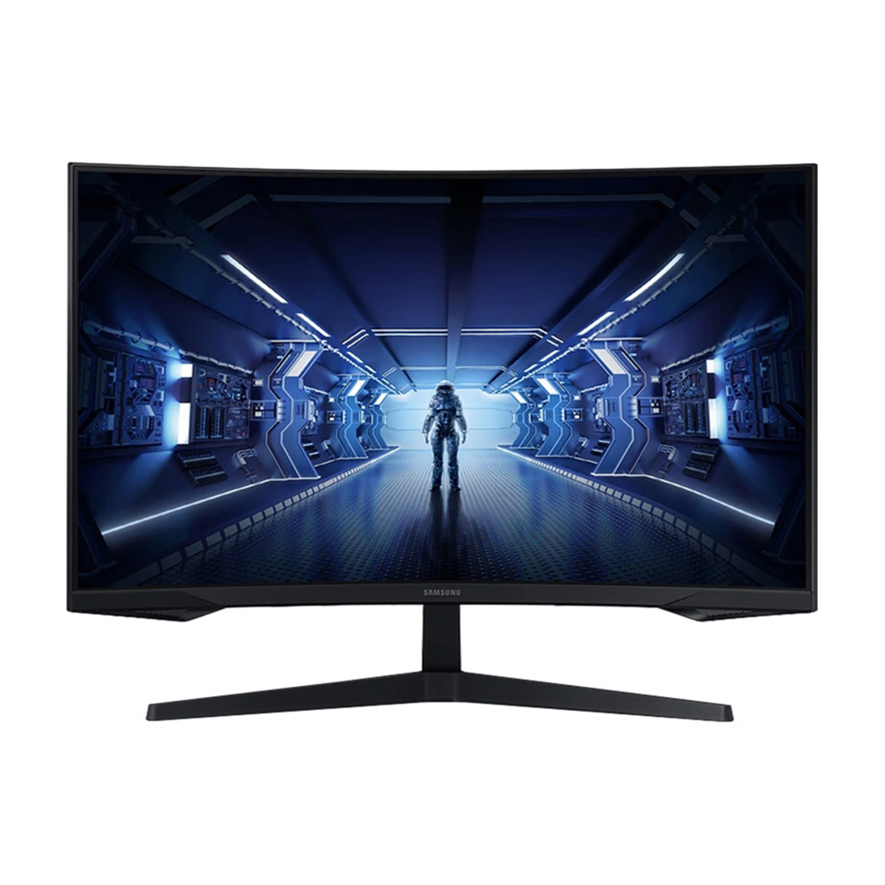 Игровой монитор Samsung C32G55TQBC, 32, 2560 x 1440, 144 Гц, VA, черный игровой монитор samsung c27g75tqsc 27 2560 x 1440 240 гц va черный