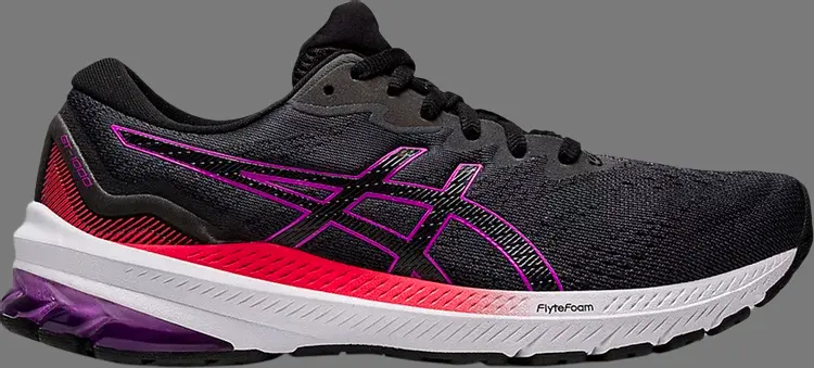 

Кроссовки wmns gt 1000 11 wide 'black orchid' Asics, черный