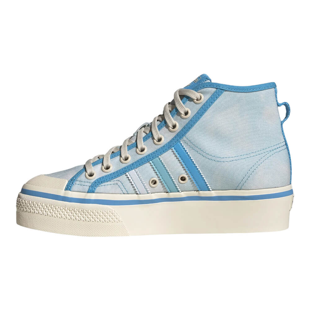 

Кеды Adidas Nizza Platform Mid, голубой