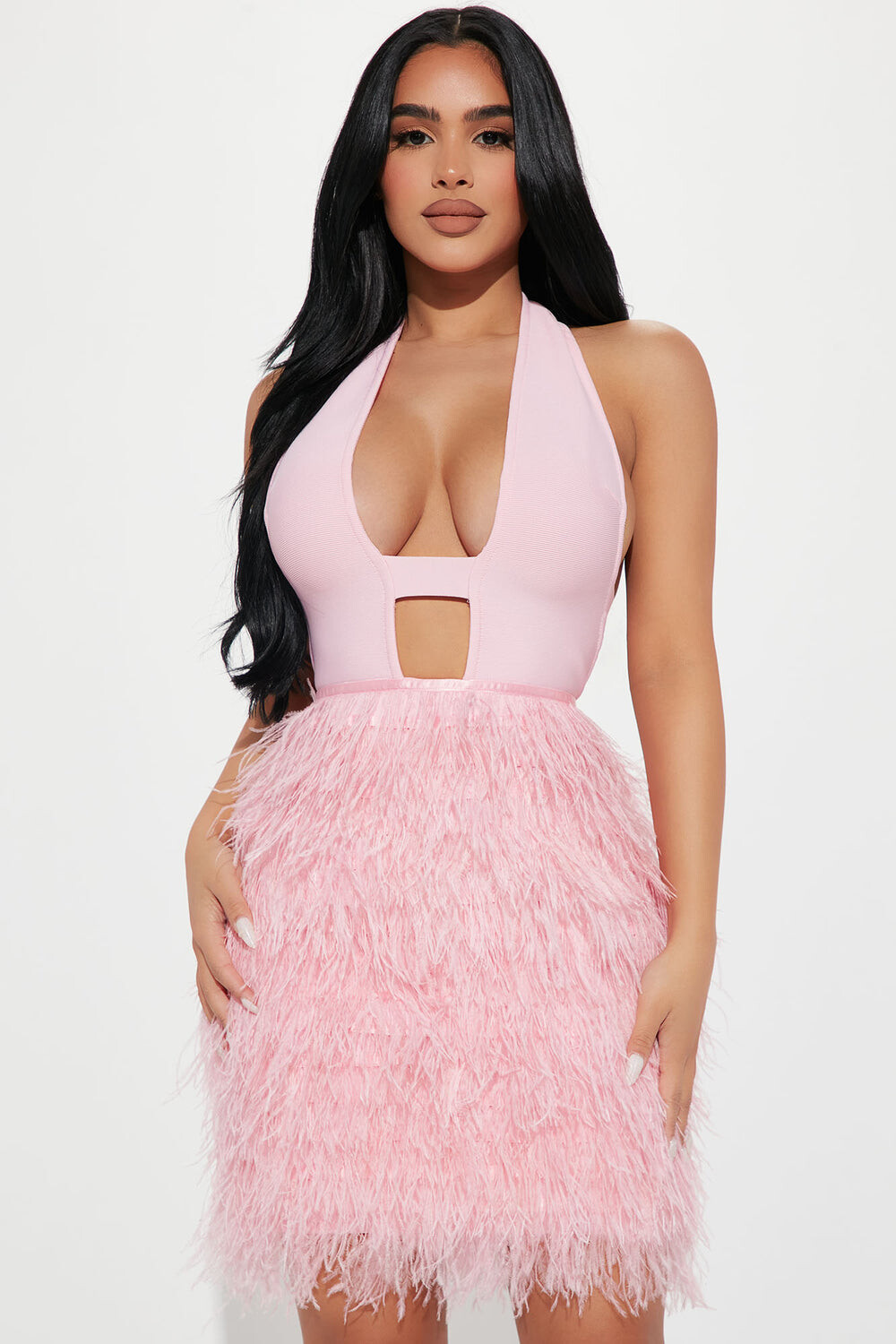 

Мини платье Fashion Nova SK1008, розовый