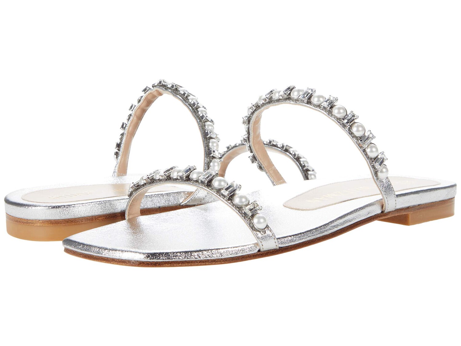 

Сандалии Stuart Weitzman, Aleena Shine Flat
