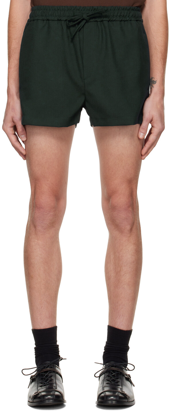 

Эксклюзивные зеленые спортивные шорты SSENSE Ernest W. Baker