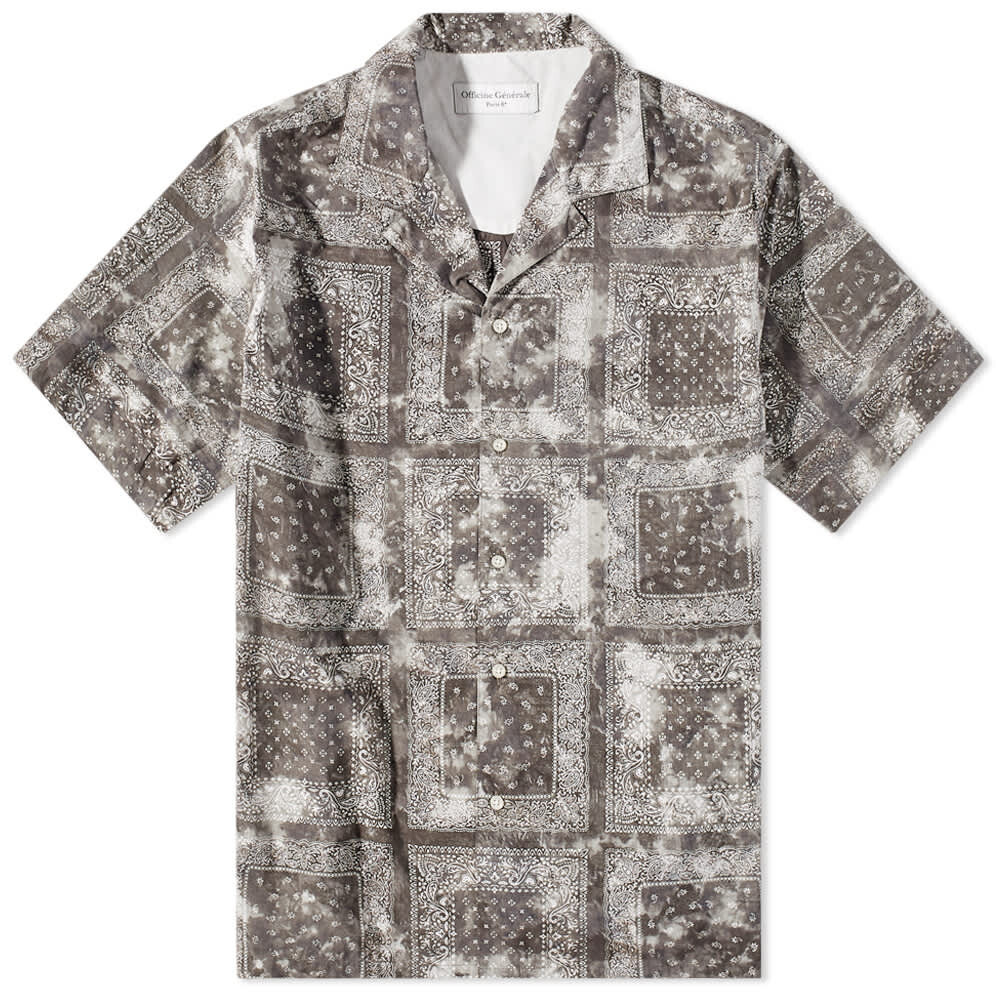 

Рубашка Officine Générale Eren Short Sleeve Banadana Shirt