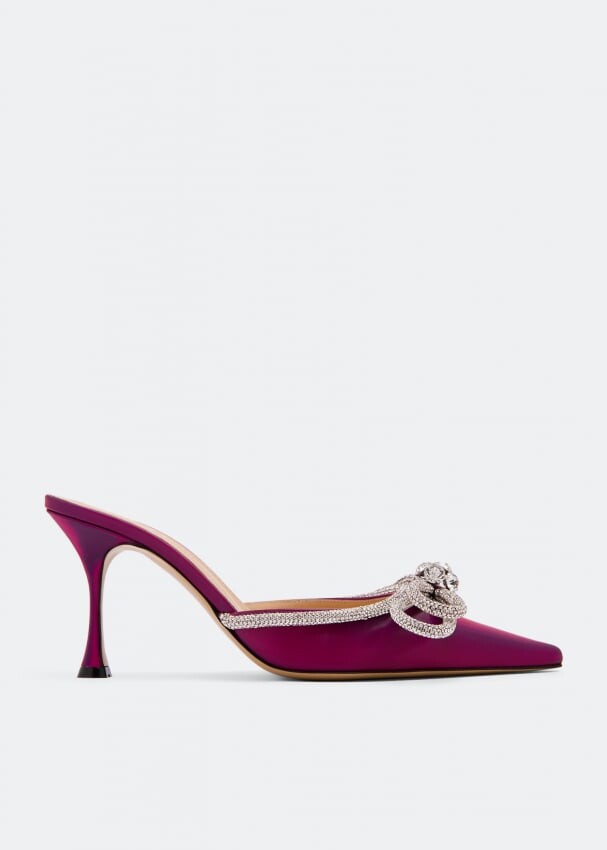 

Мюли MACH AND MACH Double Bow mules, розовый