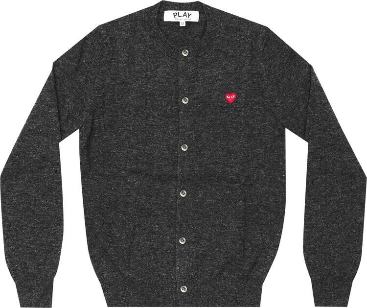 

Кардиган Comme des Garçons PLAY Mini Heart Cardigan 'Grey', серый