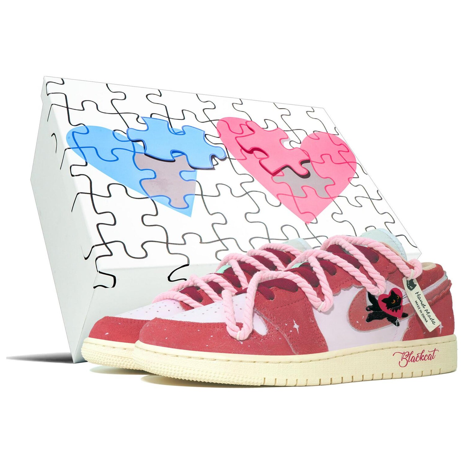 

Кроссовки Air Jordan 1 Vintage Basketball Shoes Women's Low-top White, белый