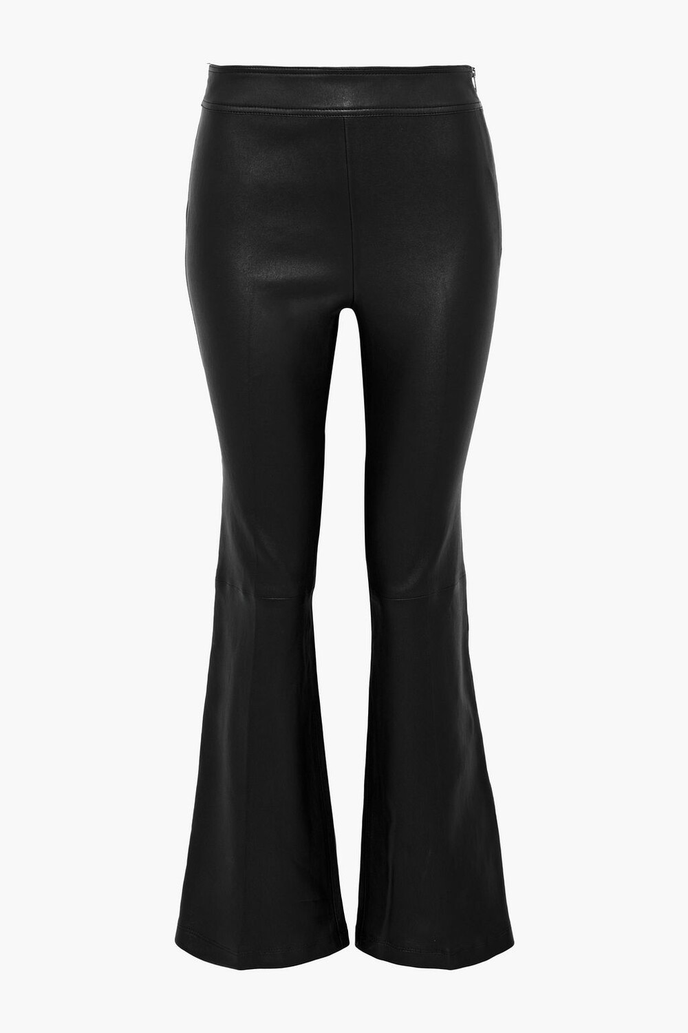 

Кожаные брюки-клеш HELMUT LANG, черный