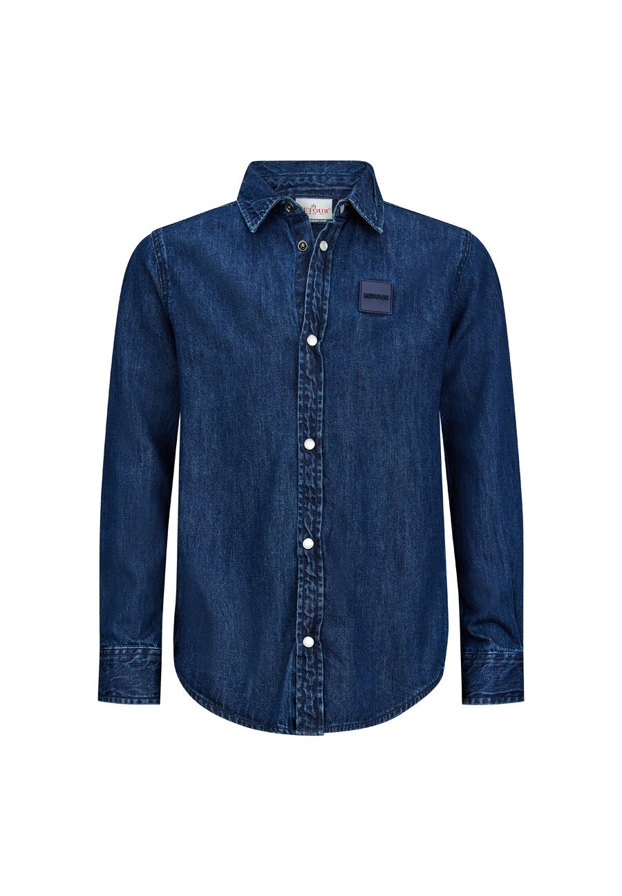

Рубашка WOUTER Retour Jeans, цвет medium blue denim