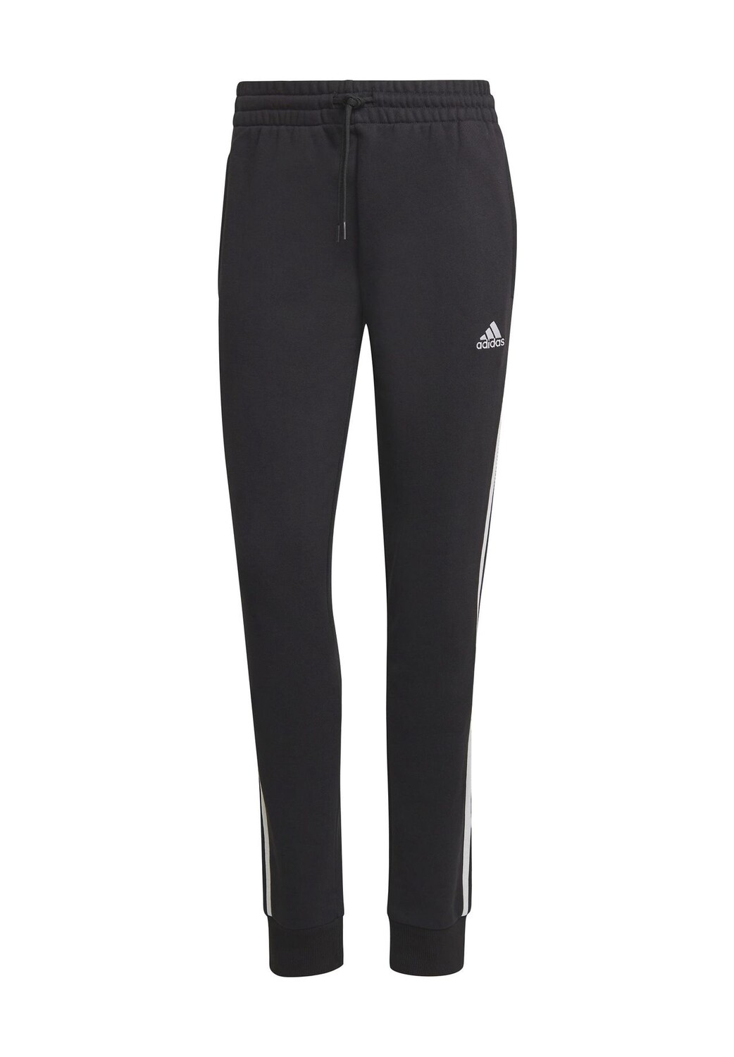 

Женские спортивные брюки узкого кроя со средней талией adidas, цвет Black White