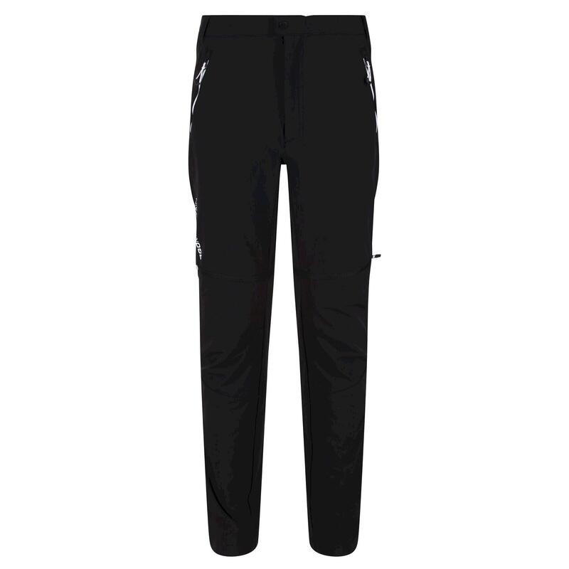 

Мужские горные брюки черные REGATTA, цвет negro