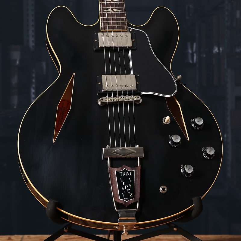 Электрогитара Gibson 1964 Trini Lopez Standard Reissue Semi-Hollowbody Electric Guitar in Ebony