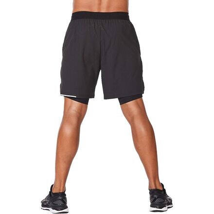 

Шорты Aero 2-в-1, 7 дюймов мужские 2XU, цвет Black/Silver Reflective