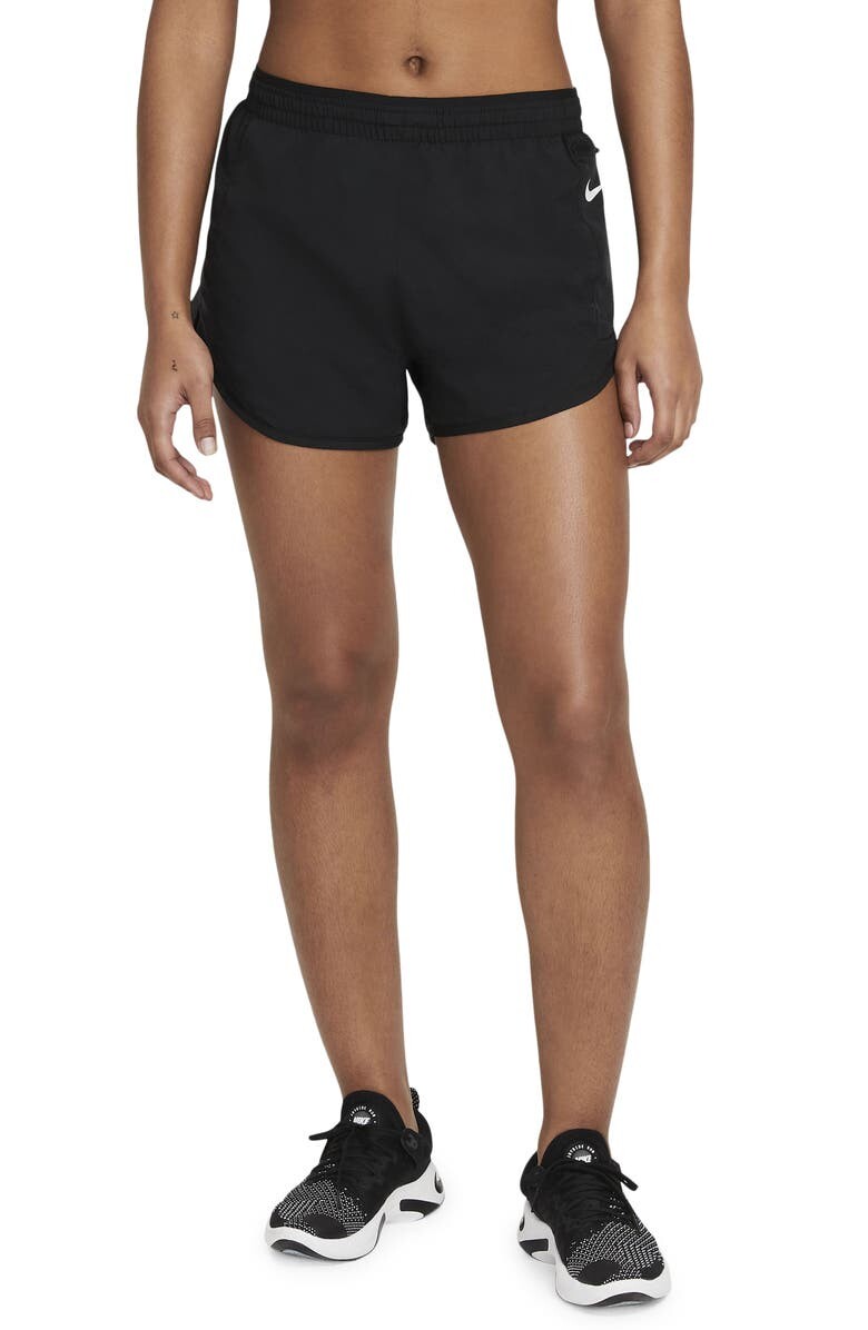 

Беговые шорты Tempo Luxe Dri-FIT NIKE, черный/черный