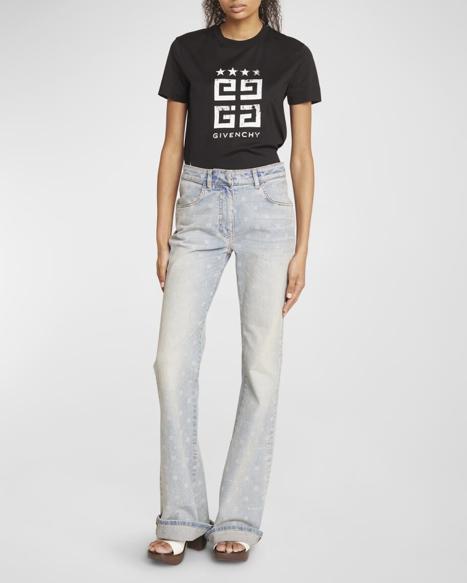 

Джинсы Bootcut с логотипом 4G Givenchy