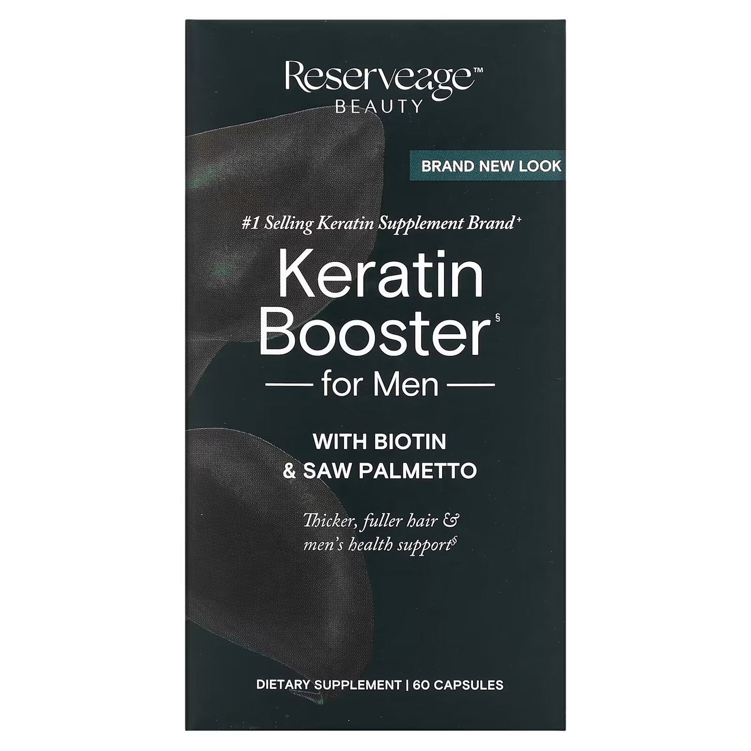 

ReserveAge Nutrition, Keratin Booster, повышение уровня кератина, для мужчин, 60 капсул