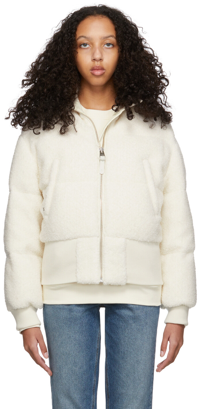 

Пуховик Off-White Reagan Teddy Mackage, Серый