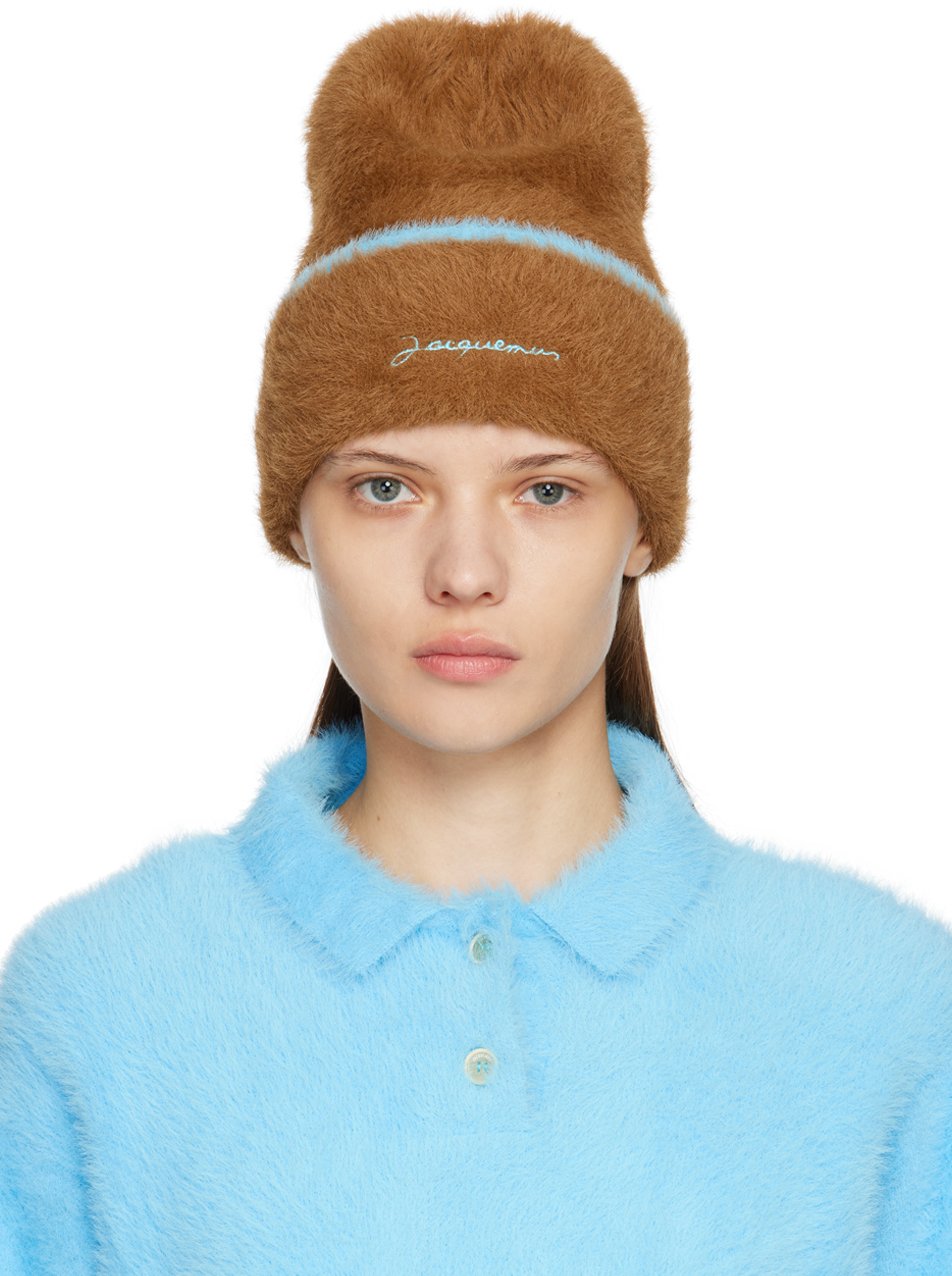 

Коричневая шапка 'Le Bonnet Neve' Jacquemus