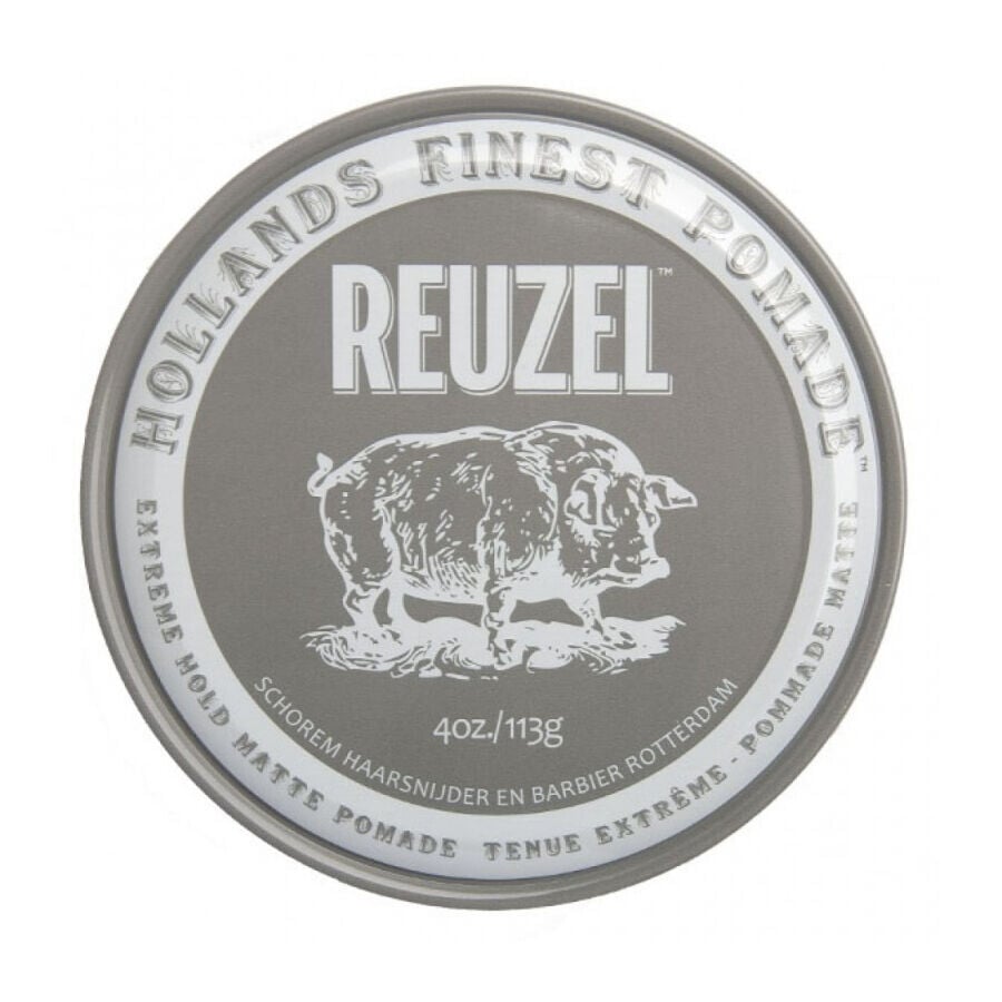 

Reuzel Extreme Hold Matte Pomade помада экстрасильная матовая для волос, 113 г