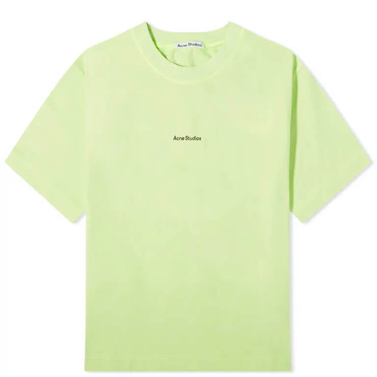 

Футболка Acne Studios Edie Stamp, светло-зеленый