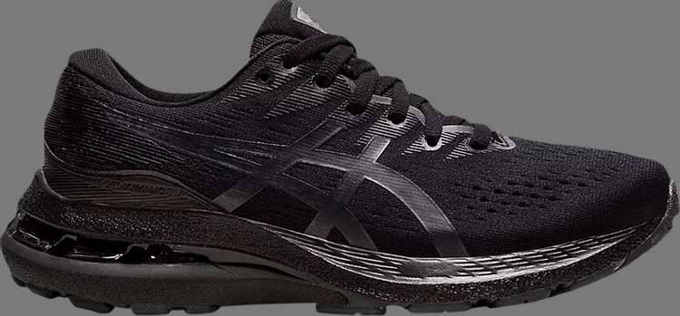 Кроссовки gel kayano 28 gs 'black' Asics, черный - фото