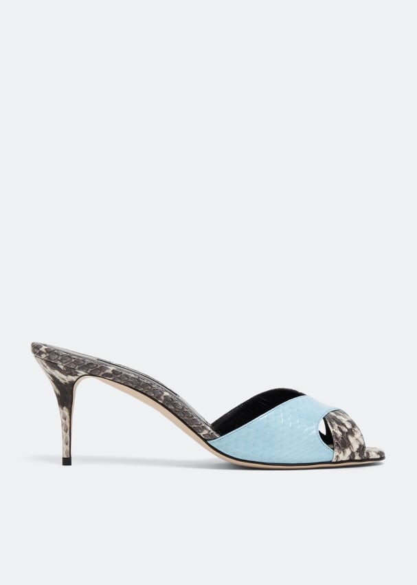 

Сандалии MANOLO BLAHNIK Mumbimu snake sandals, животный принт