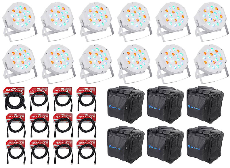 

Аккумулятор Rockville RockPAR50 WHT LED RGB Par Can DJ