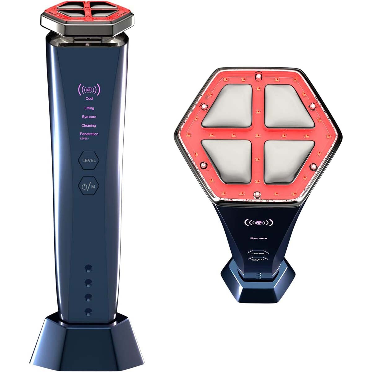 

Массажер для лица 5 в 1 Jlanzw High Frequency Facial Toning Tool With Ice-Cooling
