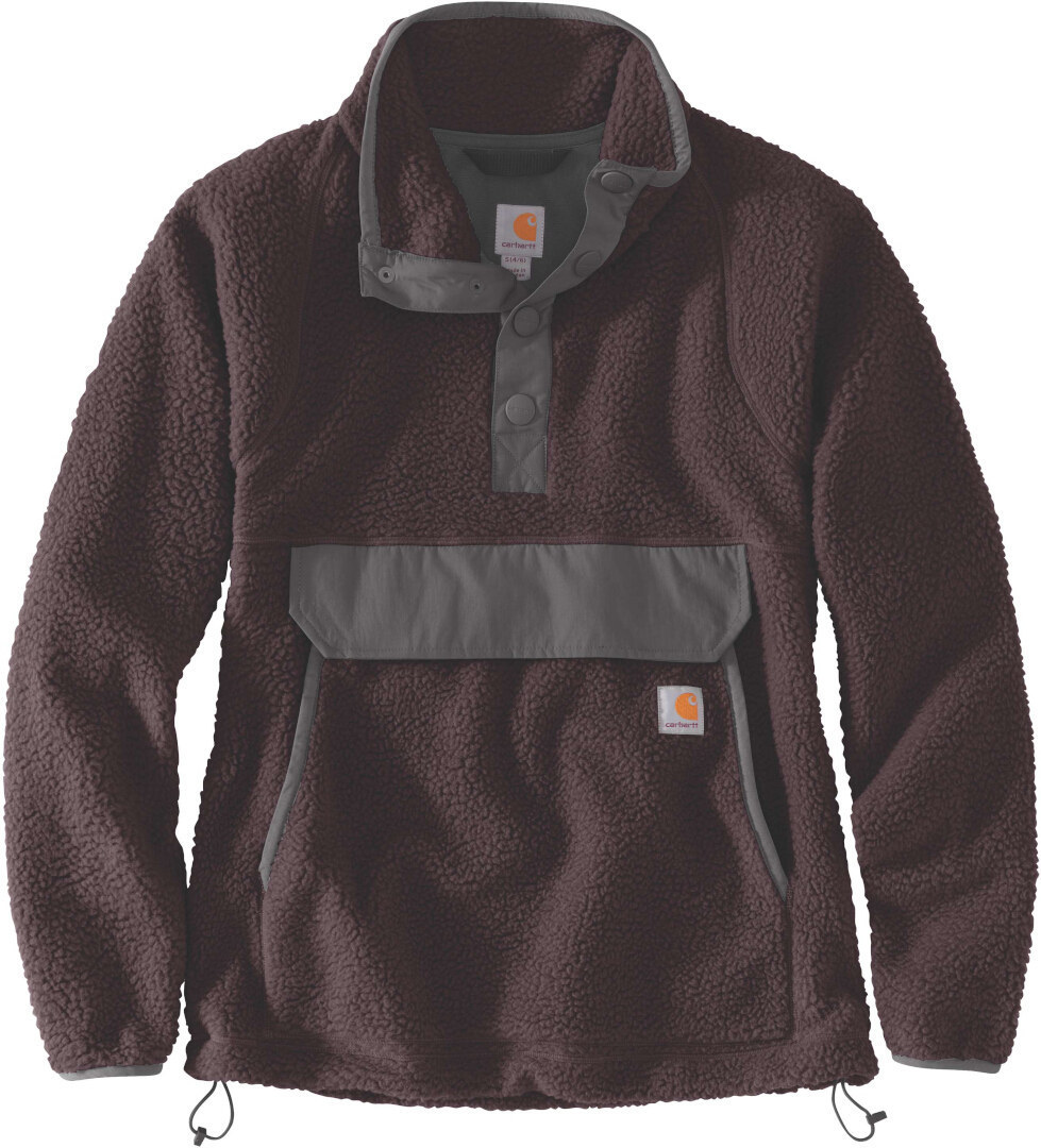 цена Пуловер женский Carhartt Relaxed Fit Fleece, темно-фиолетовый