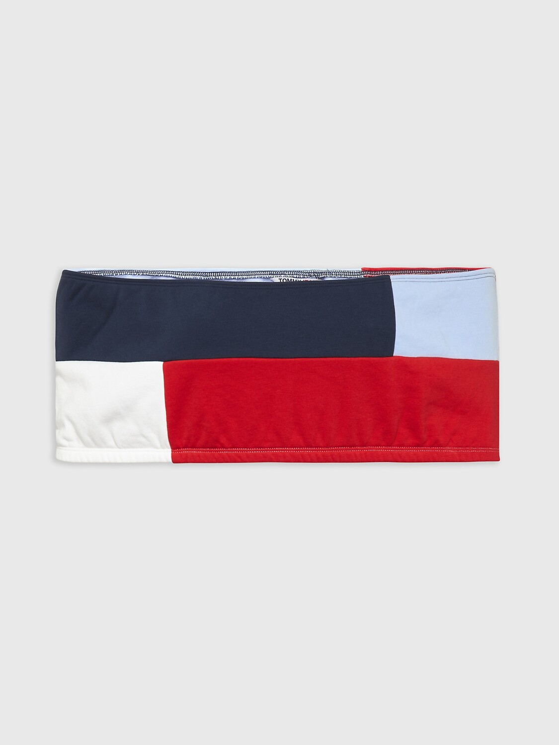 

Топ-бандо curve с цветными блоками Tommy Hilfiger, глубокий малиновый / мульти