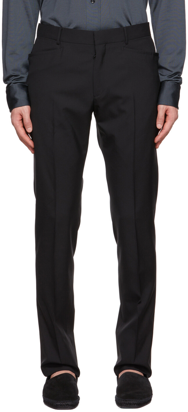 

Черные брюки Shetland Atticus TOM FORD, Черный