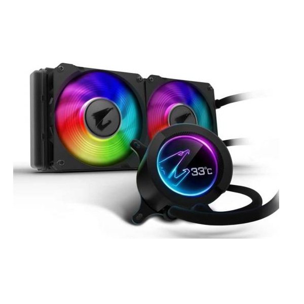 Система охлаждения GIGABYTE AORUS LIQUID COOLER 240 ARGB sst pf240w argb v2 co co124 pf240w argb v2 aio liquid cooler 12025x2 24028 819780 6