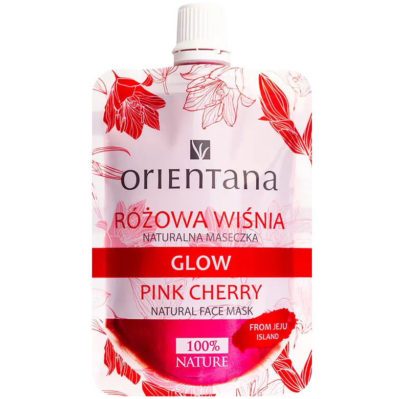 

Orientana Glow Różowa Wiśnia натуральная маска для лица, 30 мл