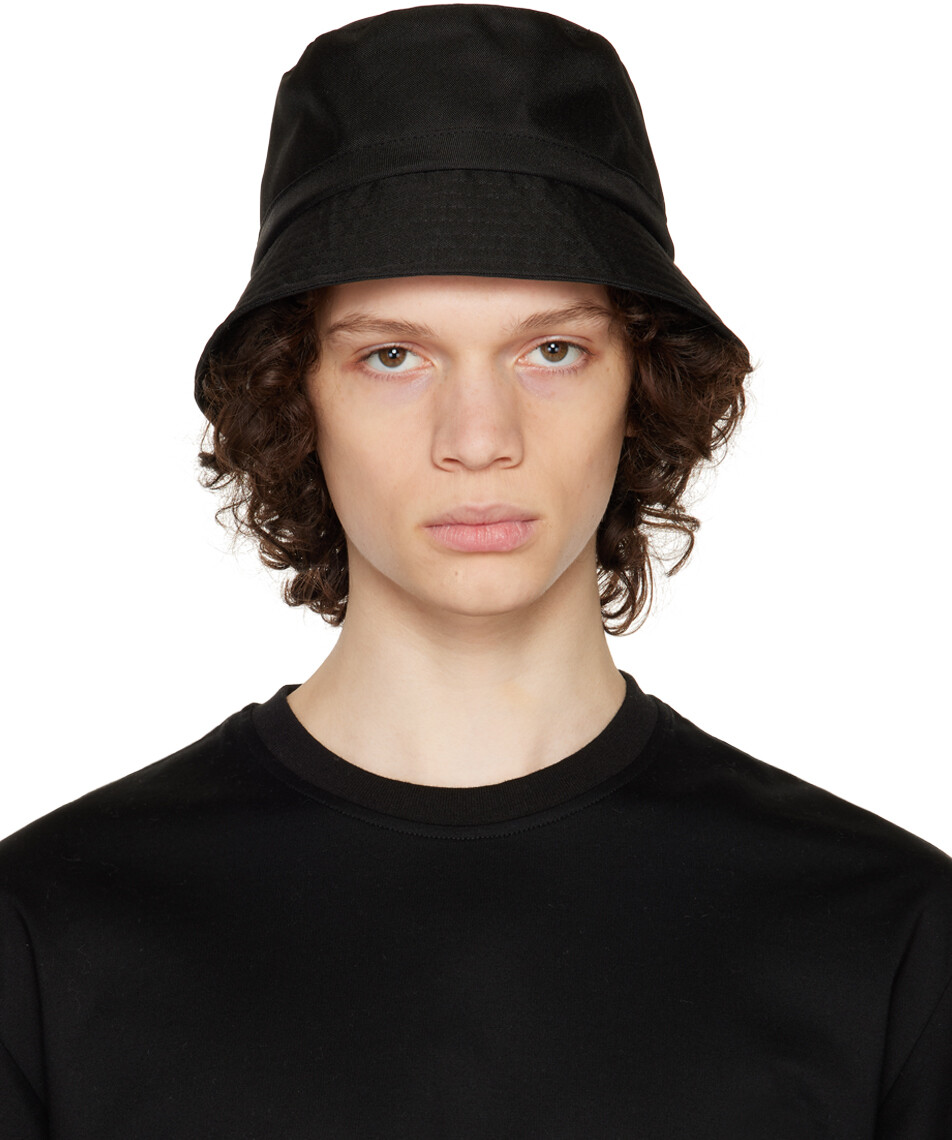 

Черная панама с логотипом Solid Homme