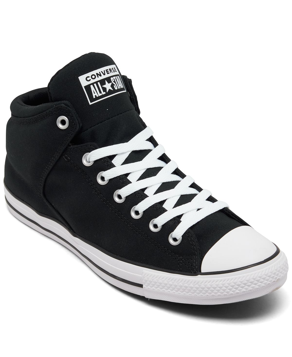 Converse chuck taylor all star mid high street cheap black black