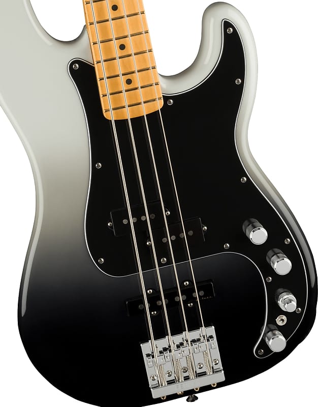 Накладка на гриф Fender Player Plus Precision Bass Maple, серебристо-дымчатый, с сумкой Deluxe Gigbag