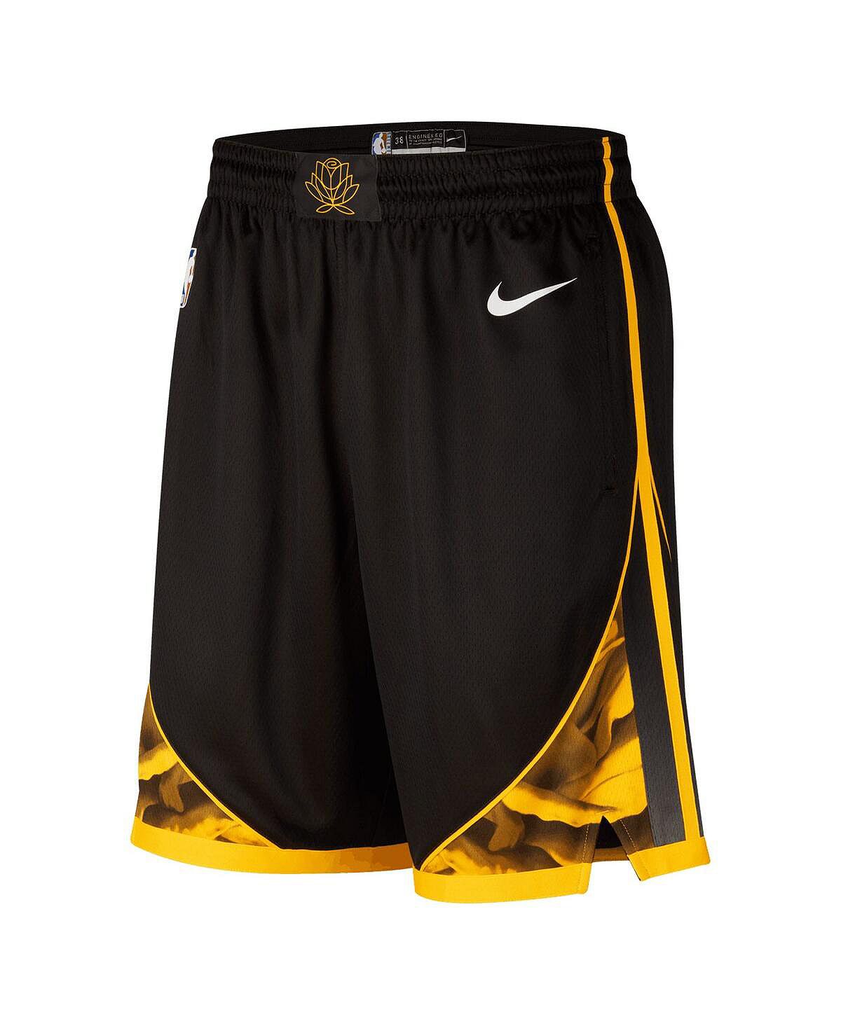 цена Мужские черные шорты swingman golden state warriors 2022/23 city edition Nike, черный