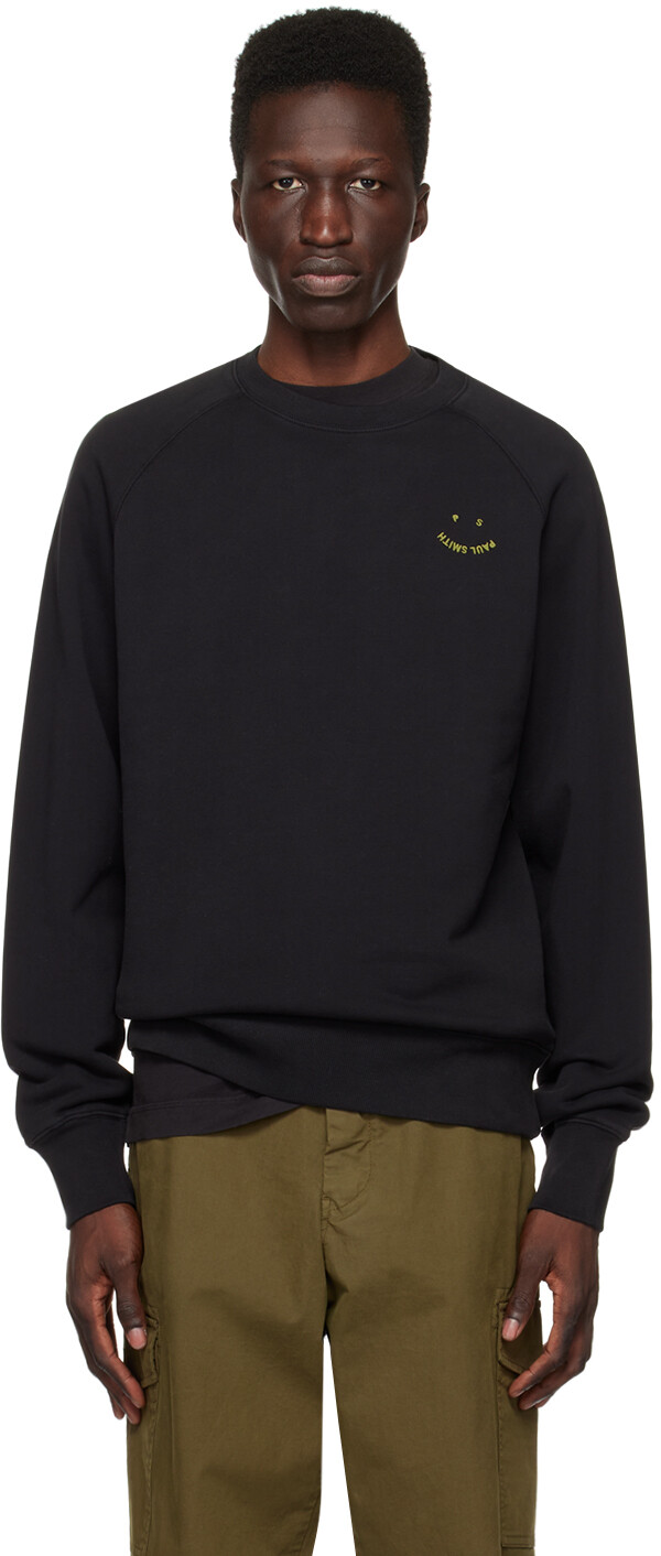 

Черный свитшот Happy PS by Paul Smith