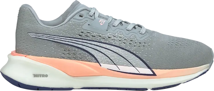 

Кроссовки Puma Wmns Eternity Nitro Quarry Elektro Peach, серый