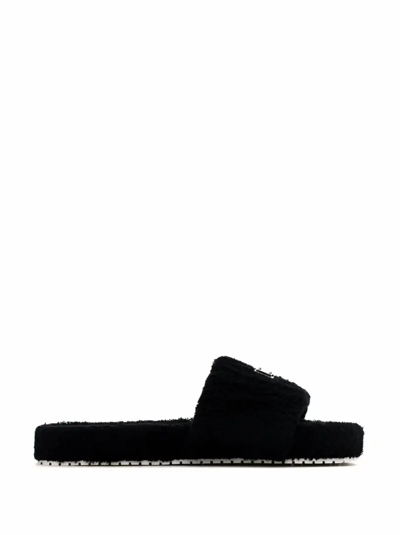 

Махровые шлепанцы с логотипом Dolce&Gabbana