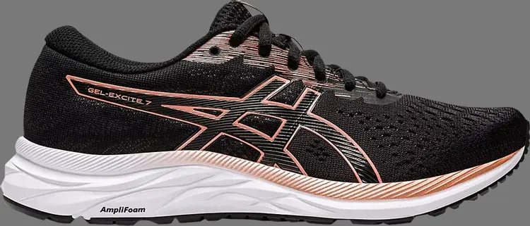 

Кроссовки wmns gel excite 7 'black rose gold' Asics, черный