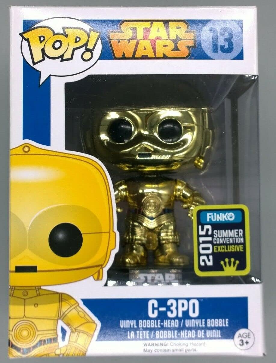 

Фигурка Funko POP! Vinyl Star Wars Metallic C3PO - 2015 Summer Convention Exclusive