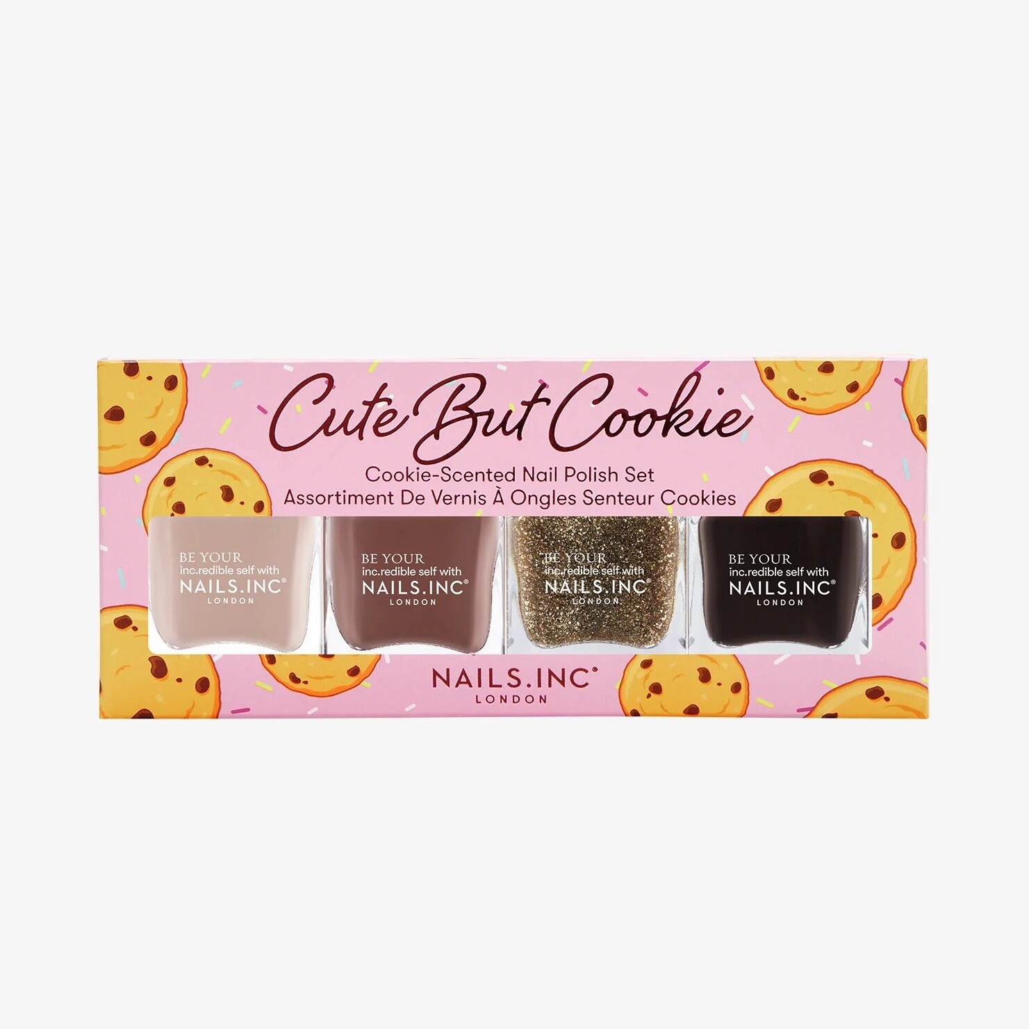 

Подарочный набор лаков для ногтей Nails Inc Cute But Cookie, 4 предмета