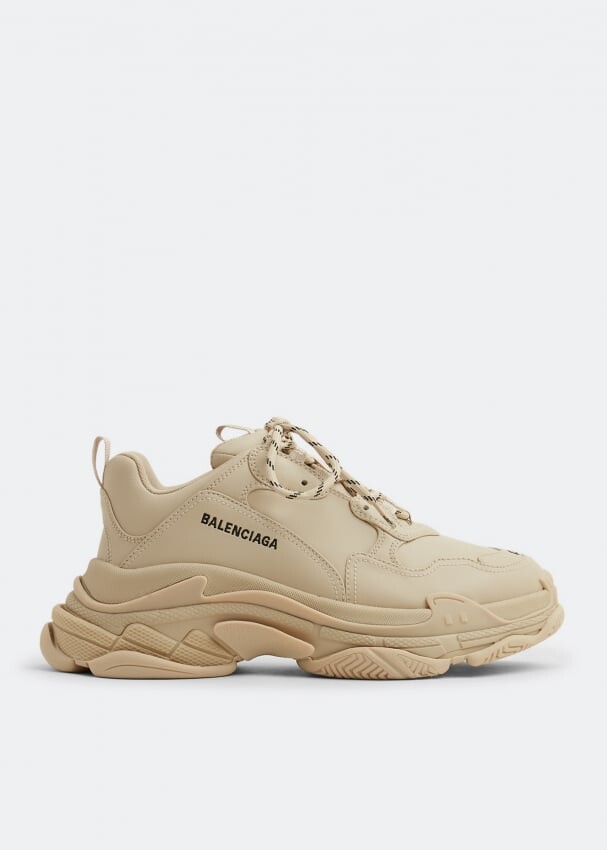 

Кроссовки BALENCIAGA Triple S sneakers, бежевый
