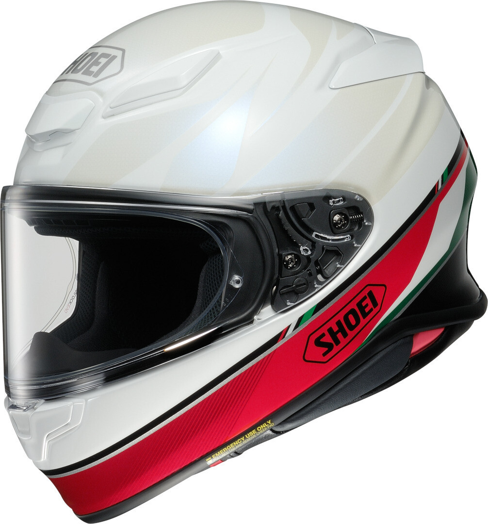 

Shoei NXR 2 Nocturne Шлем, белый/красный/черный